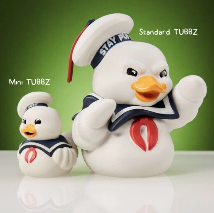 TUBBZ BATHTUB 1ST Edition MINI Ghostbusters stay puff Duck Figure In Stock NOW - SOScollectible