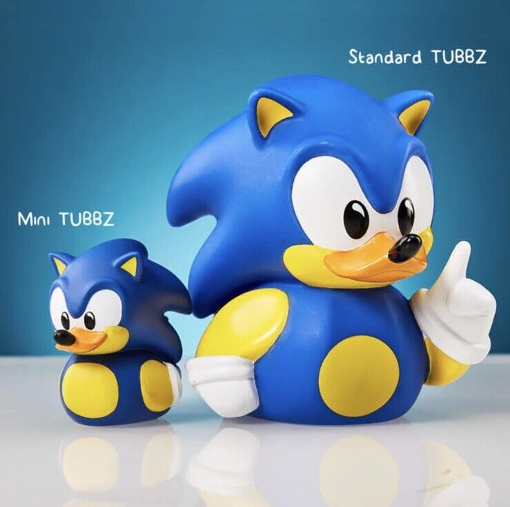 TUBBZ BATHTUB 1ST edition MINI sonic the hedgehog Collectible Duck Figure JEEP - SOScollectible