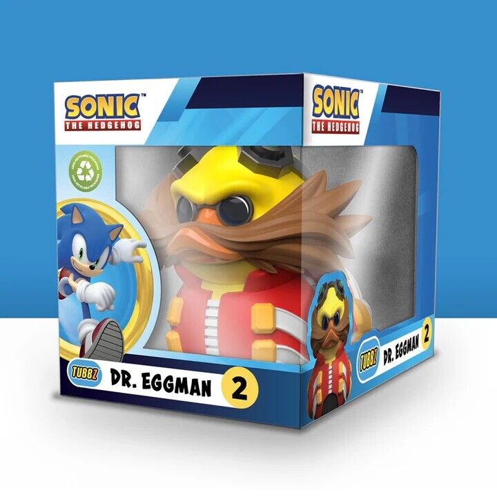 TUBBZ Boxed Duck Sonic the Hedgehog - Dr Eggman - Netflix Movie Gaming Collect - SOScollectible