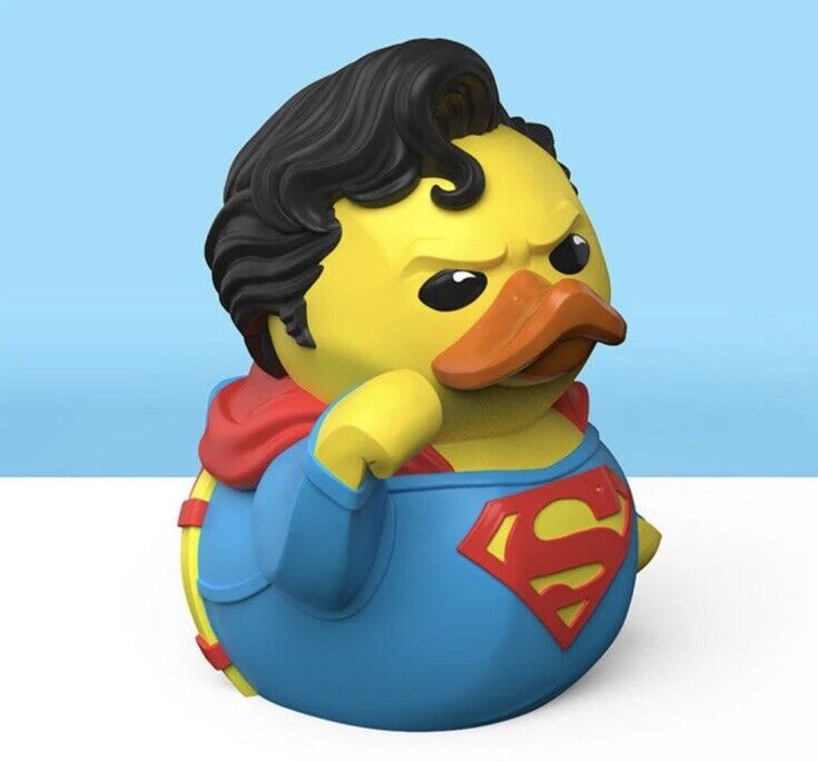 TUBBZ Boxed Edition DC Comics SUPERMAN Official Collectible Duck In Stk Now - SOScollectible