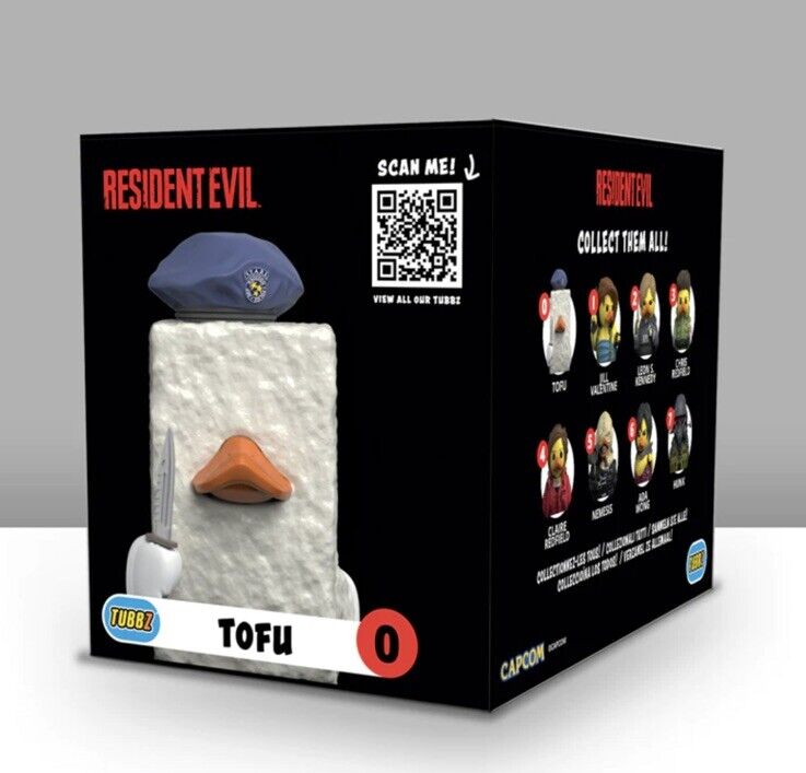 TUBBZ Boxed Resident Evil The TOFU Official Collectible Duck Figure In Stock - SOScollectible