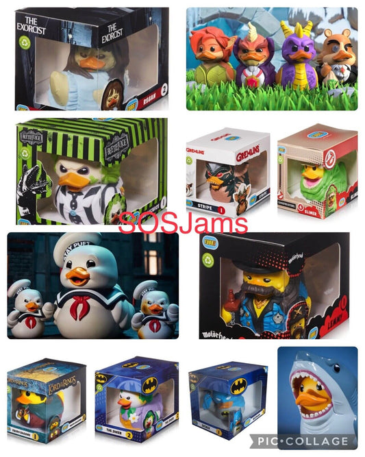 TUBBZ DUCKS - CHOOSE rubber ducks Horror Metal Movies Buy 3 u get a free duck - SOScollectible