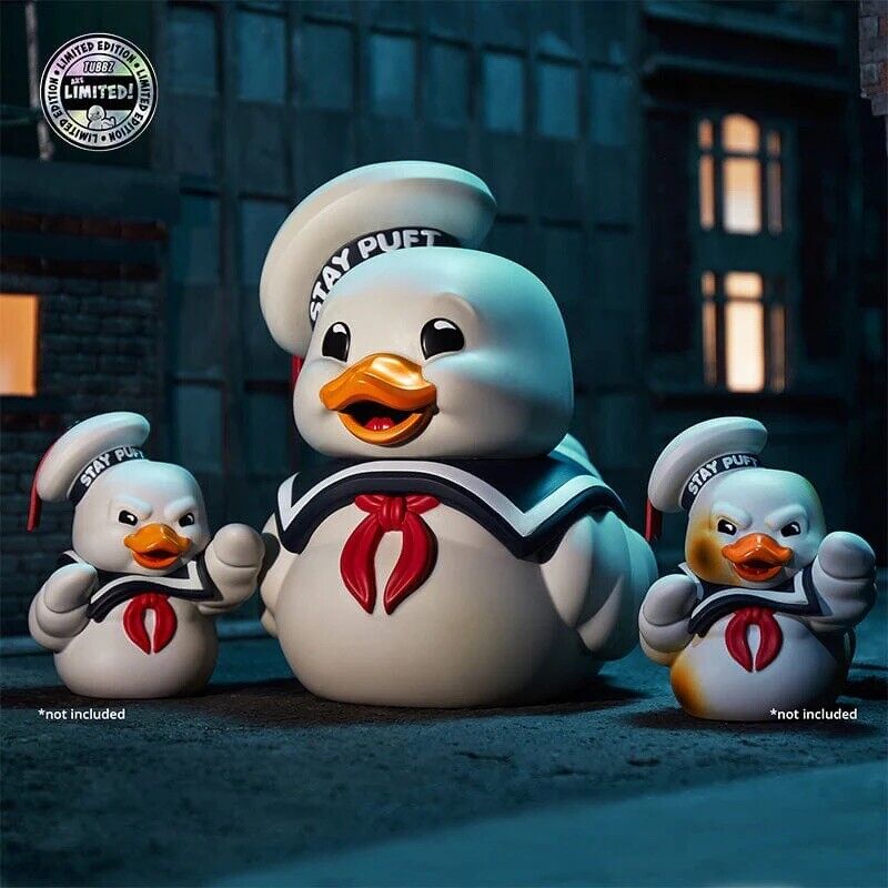 TUBBZ GHOSTBUSTERs 23cm GIANT STAY PUFT DUCK LE 1 Of 2000 MARSHMALLOW SCENT XL - SOScollectible