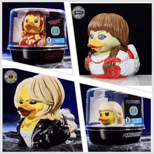 Tubbz Horror Set Of 4x Tiffany Carrie Annabelle Carol Cosplay Ducks 1st & Ltd Ed - SOScollectible