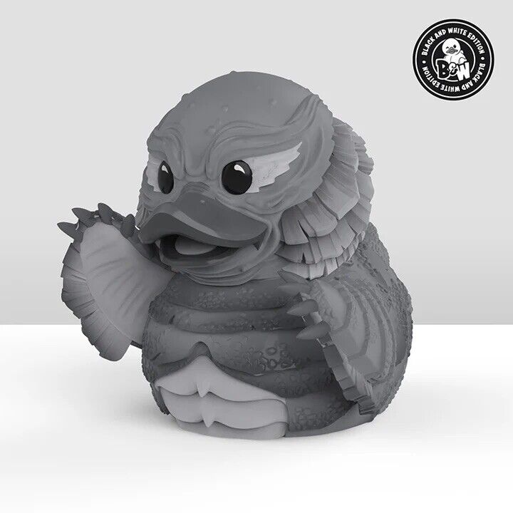 TUBBZ Ltd B&W 1st Ed Universal Monster Creature Black Lagoon Duck IN STK Now - SOScollectible