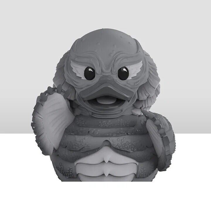 TUBBZ Ltd B&W 1st Ed Universal Monster Creature Black Lagoon Duck IN STK Now - SOScollectible