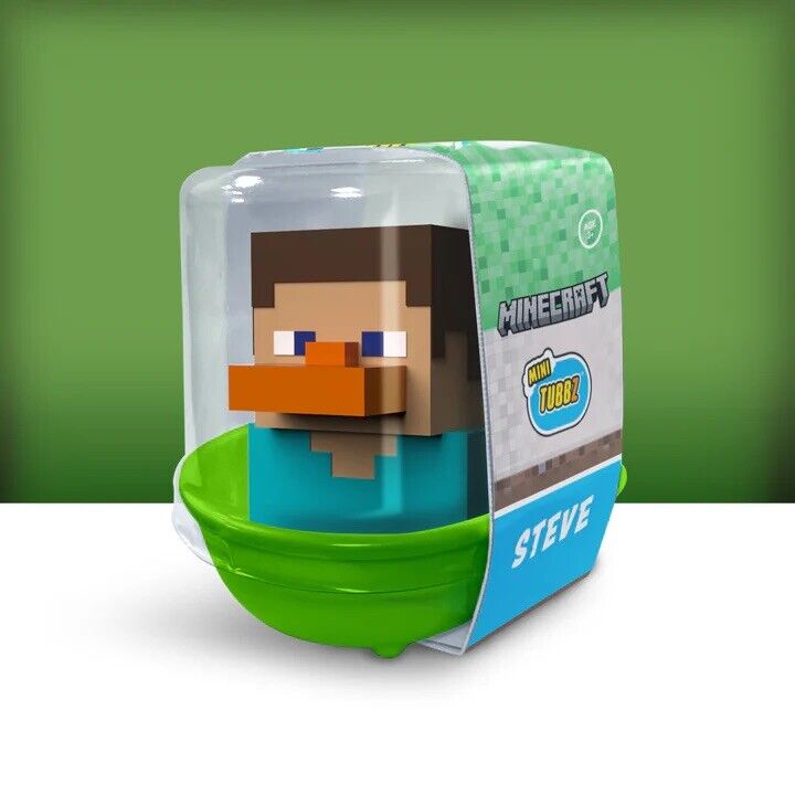 TUBBZ Mini Minecraft Duck Steve 1st Ed Gaming Film Cosplay Cult movie Gift - SOScollectible