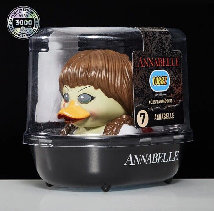 Tubbz Rubber Duck Official Annabelle Merch Figure Limited Edition LE 3000 Collec - SOScollectible