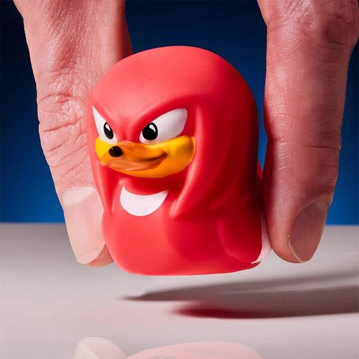 Tubbz Rubber Duck Official Mini Sonic The Hedgehog Knuckles Merch Netflix gift - SOScollectible