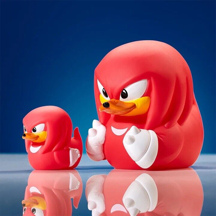 Tubbz Rubber Duck Official Mini Sonic The Hedgehog Knuckles Merch Netflix gift - SOScollectible