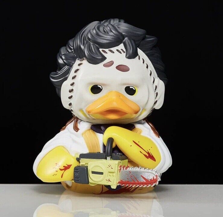 Tubbz Texas Chainsaw Leather face Boxed CosplayDuck TUBBZ Horror In Stk NOW - SOScollectible