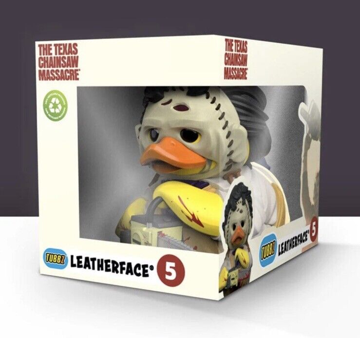 Tubbz Texas Chainsaw Leather face Boxed CosplayDuck TUBBZ Horror In Stk NOW - SOScollectible