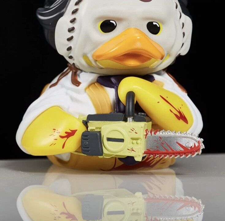 Tubbz Texas Chainsaw Leather face Boxed CosplayDuck TUBBZ Horror In Stk NOW - SOScollectible