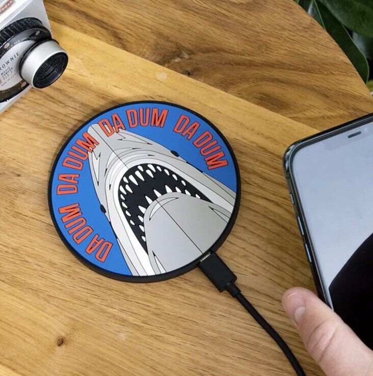 USB Official Jaws Wireless Charging Mat mobile phone charger - gift Movies Qi - SOScollectible