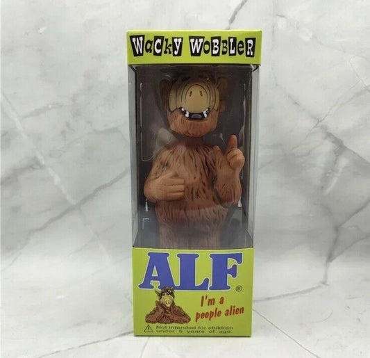 WACKY WOBBLER - ALF FIGURE Alien Life Form Bobblehead Cult Tv Series - SOScollectible