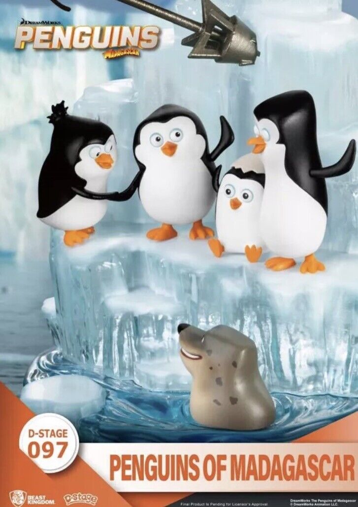 WB Beast Kingdom - Penguins of Madagascar DS - 097 Diorama Stage 6" Statue - SOScollectible