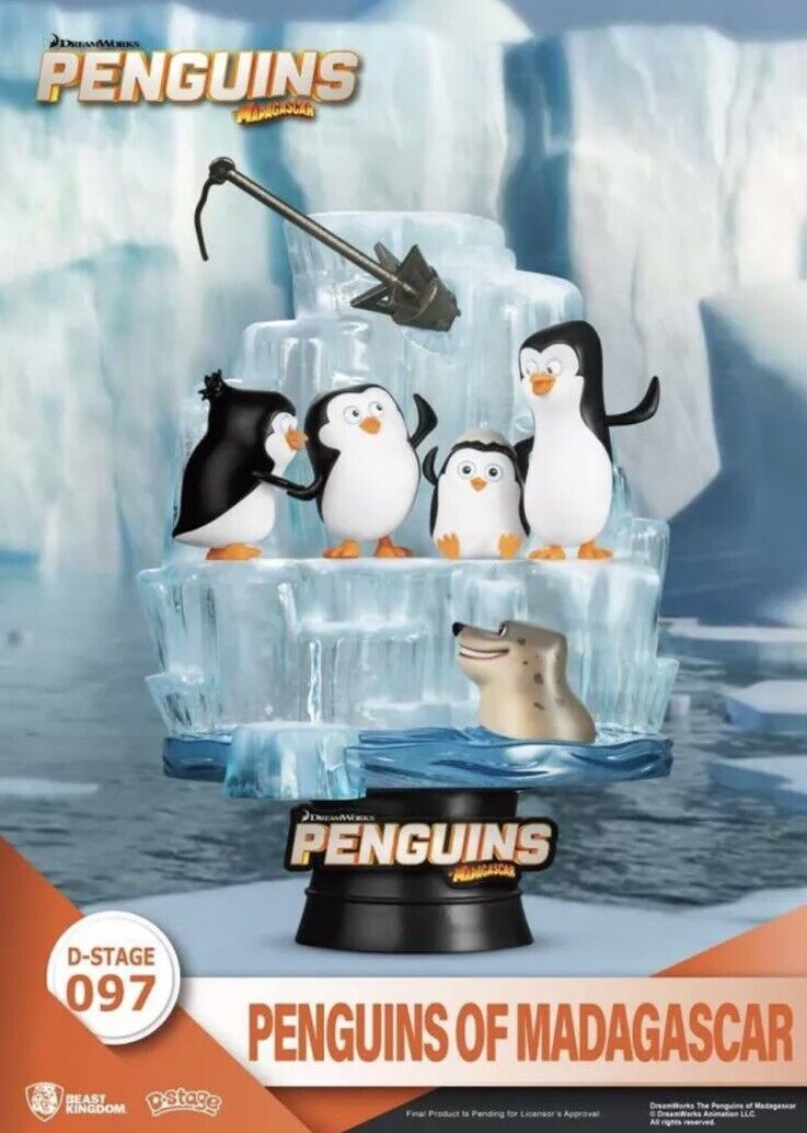 WB Beast Kingdom - Penguins of Madagascar DS - 097 Diorama Stage 6" Statue - SOScollectible