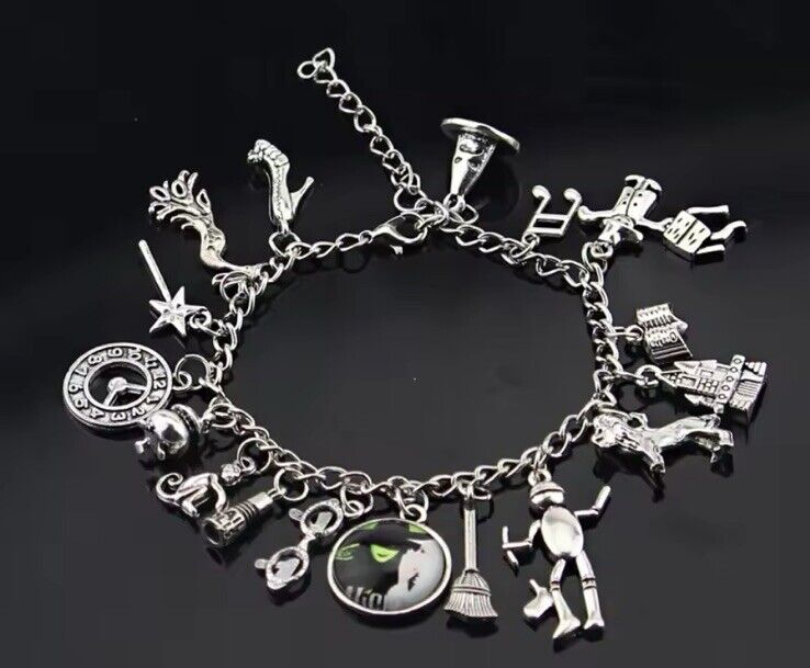 Wicked Charm Bracelet New Movie Witch Inspired Glinda Gift Bag in STOCK NOW - SOScollectible